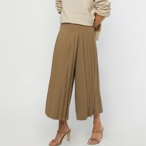 OAK + FORT drape wide leg pants